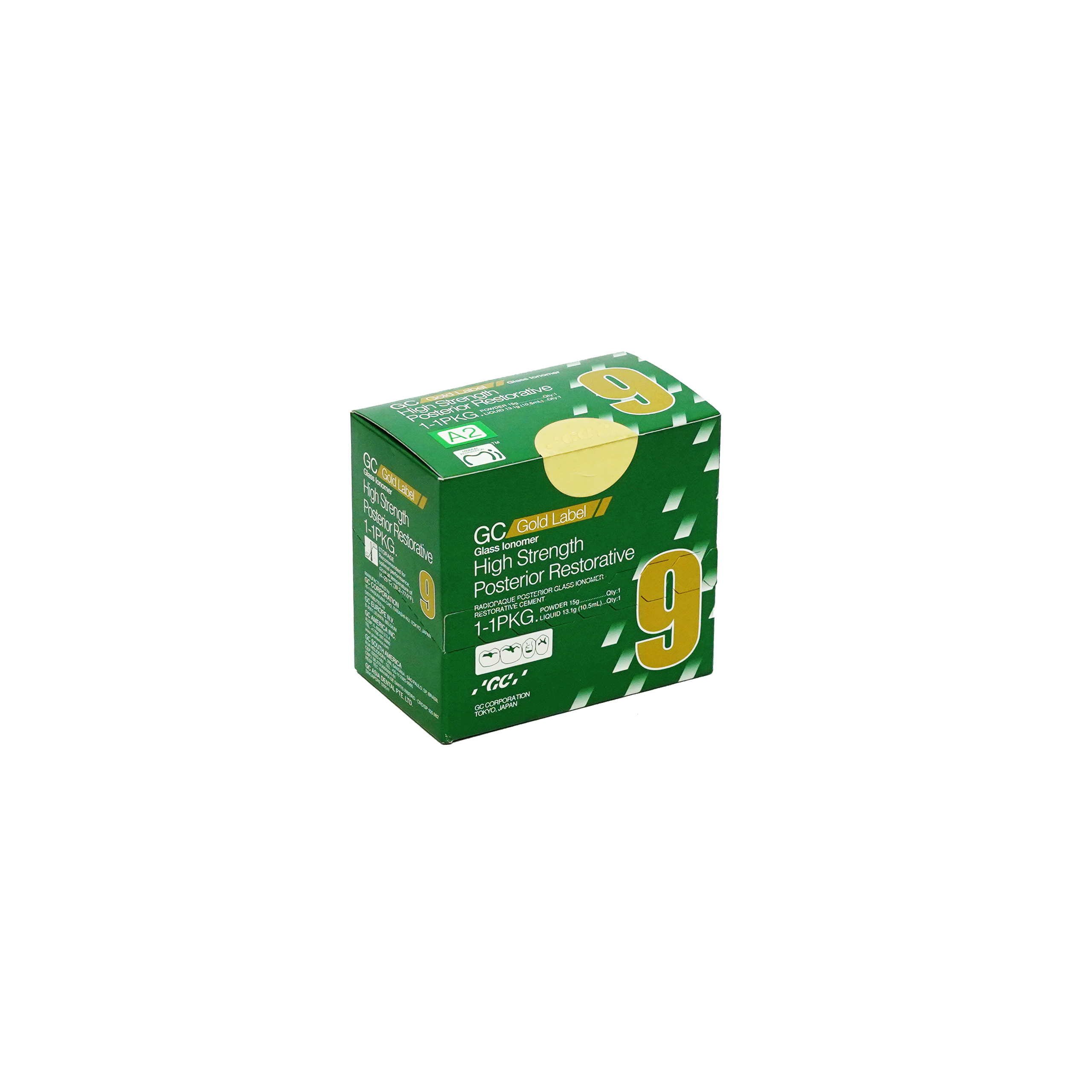Gc Gold Label Glass Ionomer High Strength Posterior Restorative Powder 15gm Liquid 13.1gm